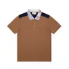 magliette da uomo di lusso maglietta polo goloni estate in modo polo da gioco ricamo a maniche corta maglietta grafica di felpe casual outdoor size m-3xl