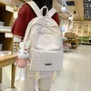 Ryggsäck stor kapacitet för kvinnlig manlig japansk 36-55L rutig rutig back pack high school bags elever kawaii