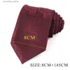 Neck Ties Neck Ties New Autumn Winter Ties For Men Women Brown Tie For Boys Girls Suits Striped Tie For Wedding Necktie For Groom Gifts Gravatas Y240325