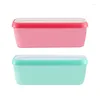 Storage Bottles Reliable Ice Cream Box Rectangular Reusable Yogurt Containers For Home DropShip