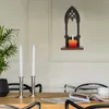 Candle Holders Tea Light Holder For Table Decor Crystal Candlestick Candleholder Wood Decorative Sticks