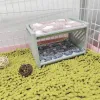 Kooien Cavia-stapelbed Afneembaar Hamster-schuilplaats Klein dier Huisdierbed met mat Deken Cavia-stapelbed met 2 matten en 2 dekens