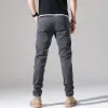 uomini pantaloni casual slim fit elastica primavera e autunno nuovi arrivi fi butt desinger abbigliamento da uomo pantaloni maschi p4os#