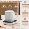 Tools Cup Heater Mug Warmer Coffee Milk Tea Heating Cup Pad Electric Smart Coaster Plate Gravity Sensor 3 Gear Cup Warmer 110V/220V