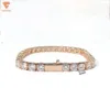 Pass Diamond Tester Miami Hip Hop Bijoux Brillant Hommes 925 Collier en Argent Sterling Vvs Moissanite Chaîne de Tennis