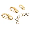 Dog Apparel 3Pcs Stainless Steel Pet Tag Quick Clip Split Load Hooks With 6Pcs Rings