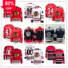 Chicago Custom Blackhawks Hockey Jerseys 5 Connor Murphy 11 Taylor Raddysh 84 Landon Slaggert 40 Arvid Soderblom 25 Jarred Tinordi 72 Alex Vlasic 22 Nikita Zaitsev