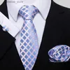 Neck Ties Neck Ties Tie For Men Luxurious 8 cm Great Quality Birthday Gift Tie Hanky Cufflink Set Necktie Formal Clothing hombre Gift for Boyfriend Y240325