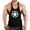 Merk Bodybuilding Stringer Tank Tops Heren Sportwear Vest Fitn Mannen sportscholen Kleding sleevel shirts Spier singlets 763S #