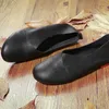 Scarpe casual da donna piatte fatte a mano da donna 2024 Primavera/autunno Vintage Slip On Mocassini Plus Size Scarpe femminili Zapatos De Mujer