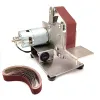 Polijsters Multifunctional Grinder Mini Electric Belt Sander Diy Polishing Grinding Hine Cutter Edges Sharpener