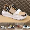 Designer Baumwolle gestreift Vintage Casual Nylon Wildleder Trainer Plateauschuhe Burberrys2 Burberry Burbery Burbrery Burberry2 Burbrry Burrbery Sneakers SNNJ