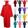 Комплекты одежды, халаты, шапка, студенческая кепка, школьная официальная одежда с тассе, выпускное платье унисекс для бакалавра 2024 года, платье с подвеской в университете, Прямая поставка