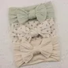 Hair Accessories 3Pcs/Set Baby Girl Headbands Lot Bows Headband Born Gift Elastic Bands Children Turban Kids Infant