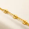 Bracelet de chaîne de charme de haute qualité Bracelet de créateur pour femmes avec boîte Style de mode Bracelet cadeau Boutique anniversaire chaîne de mariage bijoux