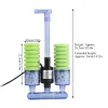 Pumps Mini Aquarium Fish Tank Sponge Aquariumwith Submersible Water Pump 220240V CN Plug(XY2902)