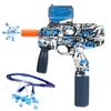 Gel brinquedo carregador ao ar livre crianças armas para meninos meninas splatter bola arma blaster elétrico