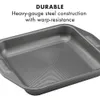 Bakningskakpannor Ställ in nonstick Bakeware med brett handtag 6 -delar 240318