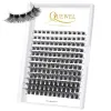 Kit de cils Quewel 144 pièces bricolage Extension de cils Clsuter liaison et scellement dernière colle longue durée 72 pièces cils segmentés en queue d'aronde