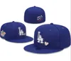 Unisexe en gros Dodgers Snapbacks Sox Baseball Designer Luxury Caps ajustés de la lettre de taille