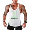 Marque Gym Vêtements Hommes Muscle Stringer Débardeur Canotta Bodybuilding Gilet Cott Y Retour Entraînement Sleevel Maillot 44n2 #