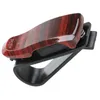 Interiörstillbehör bilsolglasögonhållare glasögonmonteringshållare med biljettkortsklipp auto
