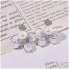 Stud Earrings Butterfly Temperament Gradual Color No Ear Holes Clips Versatile Gift Wholesale For Girls Drop Delivery Jewelry Otnhp