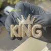 Aangepaste letter 925 zilvergouden verguld met Moissanite Diamond Iced Out Pendant voor Hiphop -sieraden