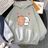 Hoodies للسيدات Panda Bear Pandabear Hoodie Women/Men Kawaii Cartoon Sweatshirt Clotsher Pulloverts Pullovers Long Long