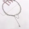 ペンダントネックレスTasselニッチDainty Light Luxury Gothic Women Clavicle Chain Korean Style Necklace Sweater Party Jewelry