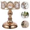Candle Holders Crystal Holder Dining Table Candlestick Stand Decor Home Tabletop Ornament Artistic Tapered