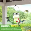 Other Bird Supplies Feeders For Outdoors Backyard Decor Feeder Wild Small Bright Colors Leakproof Silicone Flower Sturdy Handle