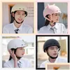 Casques d'escalade Casque de vélo électrique Casque d'été Hommes et femmes Moto Protection solaire Hat2C7Afuww Drop Delivery Sports Outdo Ot321