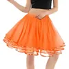 Skirts Half Length Skirt Women'S Solid Color Bony Soft Gauze Three-Layer Ribbon Multiple Colors To Choose From