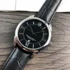 2024 New Men's Watch Three Pin 40mm Quartz Watch Top European Luxury Brand Steeld Stainnable Strap/Leather Fashion Watch 1853