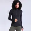 Vestes pour femmes Veste femme couleur unie nu sport façonnage taille serré Fitness lâche Jogging vêtements de sport femmes veste de course femmes mince Fitness manteau 2024