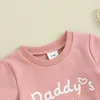 Ensembles de vêtements pour bébés, tenue d'été pour bébés filles, vêtements pour papa, mamans, chemise et short, ensemble à manches courtes, haut pour nourrissons