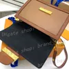 10A DAUPHINE Designer Bolsas de Ombro Bolsas de Luxo Mulheres Totes Couro Genuíno Reverso Marrom Flor Antiga Bolsa Moda Bolsa Mulher Bolsa de Corrente Clássica