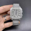 Conjunto de pinos masculinos hip hop diamante relógios mais recentes aço inoxidável totalmente automático relógios esportivos mecânicos289l