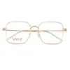 Solglasögon ramar Pure Titanium Eyeglass Frame Ultra Light Storframe Women's Optical Recept Glasses 55005