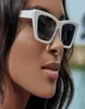 Över glasögon solglasögon damdesigners MICA Populära modemärken SL276 Retro Cat Eye Shape Frame Glasses Leisure Wild Style UV6174292