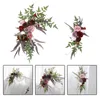 2 Piece Wedding Bouquets Wedding Queue Arch Bakgrund Decoration Wedding Pography Flower Stand Accessories 240321