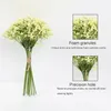 Dekorativa blommor Party Artificial Flower Elegant Baby's Breath Bouquet For Home Wedding Decor Realistic Faux Arrangement