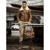 2019 Nouvelle veste en peau de mouton pour hommes B3 Veste de vol en peau de mouton Aviator Manteau d'hiver en fourrure Bomber Veste en cuir S3II #