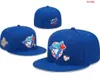 Unisex grossist blue jays snapbacks sox baseball designer lyx monterade mössor bokstavsstorlek hattar ny era kepsar hink hatt mlbs kepsar platt toppmännen kvinnor full stängd 7-8 a0