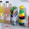 キッチンストレージ2/5/8pcs冷蔵庫パーティションボード格納式プラスチック製ディバイダースプリントボトル棚オーガナイザー