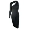 Fengqiu Winter New Women's 2023 Fashion Sexy Slim Fit Dress 900110