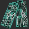 Draadtap Tap and Die Set 8/20pcs Tap Wrenching Trådsverktyg Metriska/kejserliga handtoppningsverktyg för metallbearbetning Skruvtråd kran kran