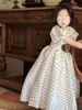 Klassiekers designer kinderkleding meisjes jurken babyrok Polyester vezel kinderjurk Maat 90-160 CM Zwarte gevlekte print Prinsessenjurk 24Mar
