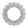 Stickers Round flower mirror pasted with European ceiling decoration, lamp pool accessories, applique, background wall of the pass, round